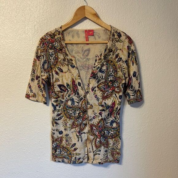 Charlotte Tarantola Paisley Cardigan Medium - Picture 1 of 5